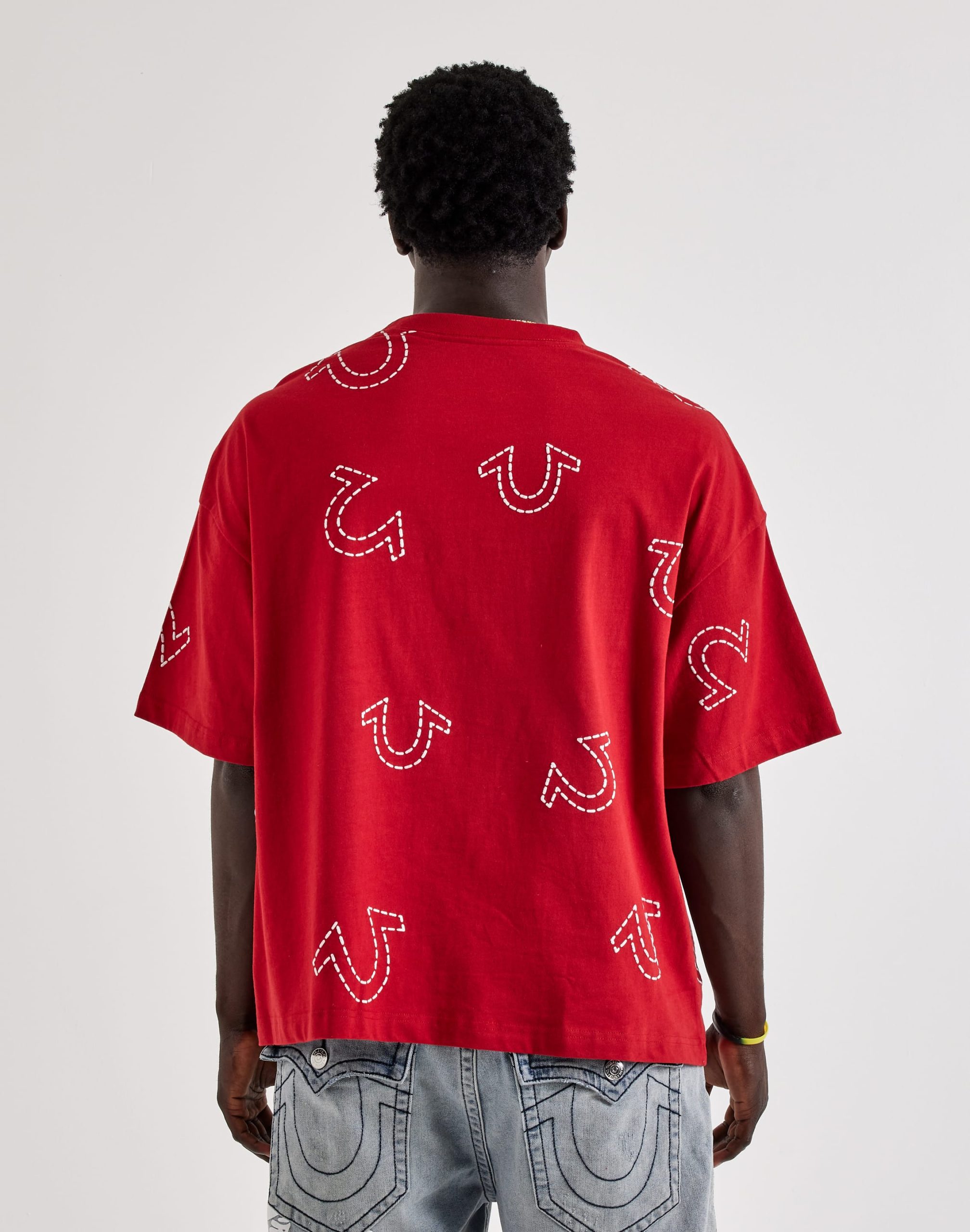 True Religion Horseshoe Oversized Tee - Image 2