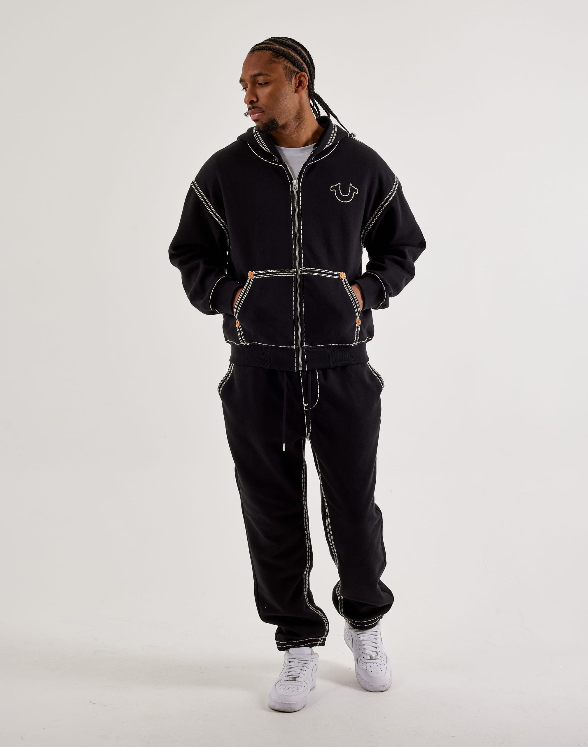 True Religion Super QT Fleece Joggers - Image 5