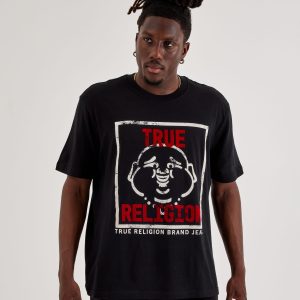 True Religion Flock Buddha Face Tee