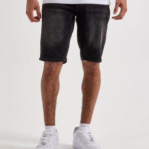 True Religion Ricky Flap Big T Denim Shorts
