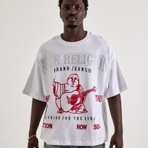 True Religion Oversized Big Logo Buddha Tee