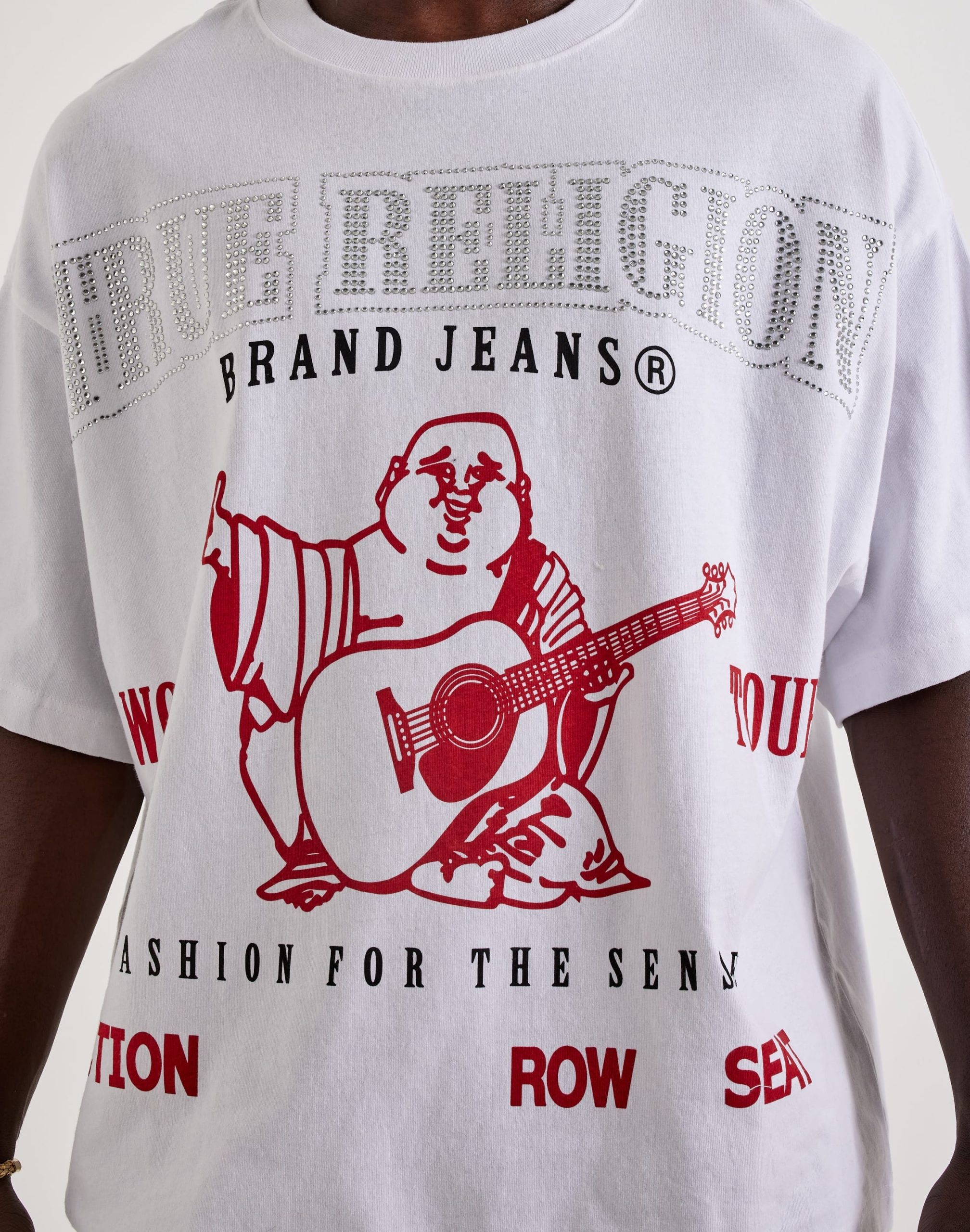 True Religion Oversized Big Logo Buddha Tee - Image 2