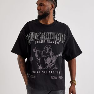 True Religion Oversized Big Logo Buddha Tee