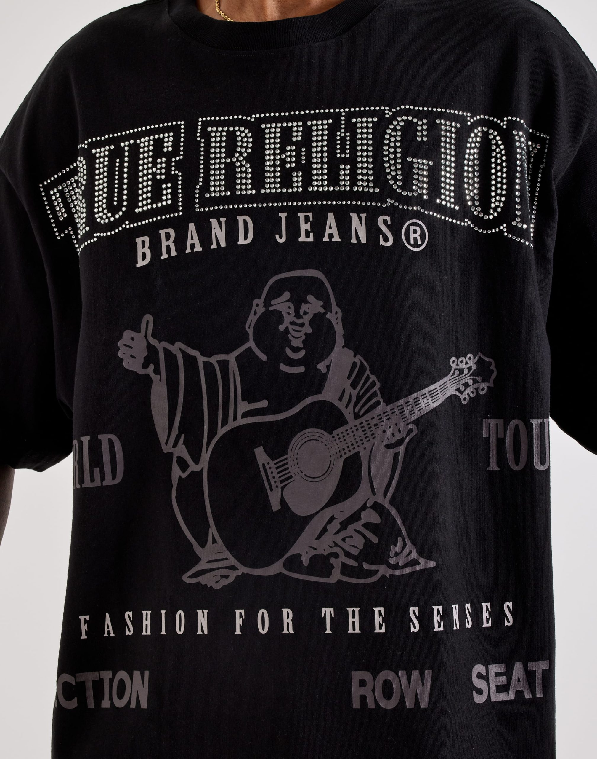 True Religion Oversized Big Logo Buddha Tee - Image 2