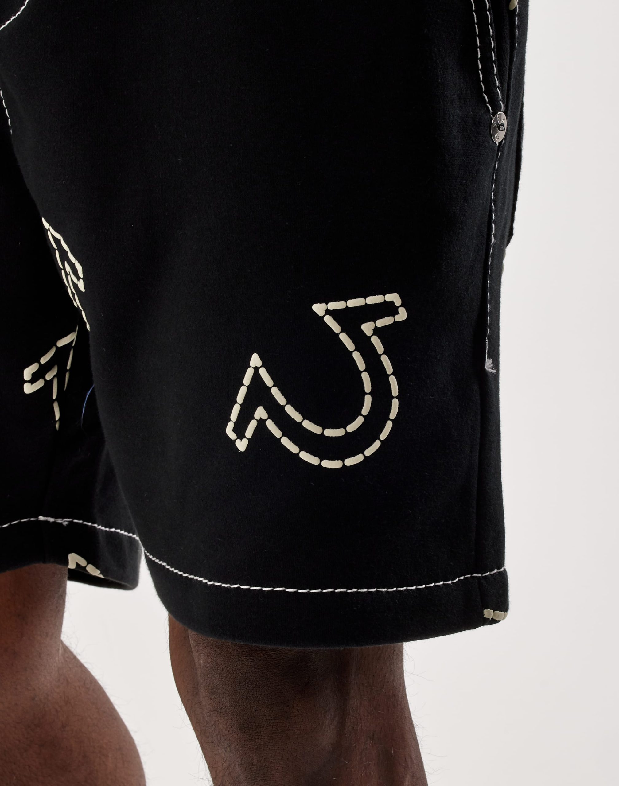 True Religion Big T Fleece Shorts - Image 4