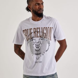 True Religion Buddha Face Tee