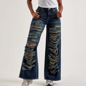 True Religion Jessie Super Baggy Denim Jeans