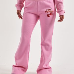 True Religion Cherry Bootcut Fleece Sweatpants