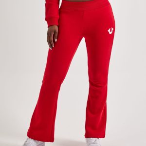 True Religion Mid-Rise Bootcut Fleece Sweatpants