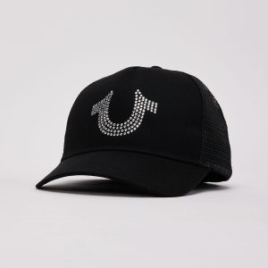 True Religion Rhinestone Horseshoe Trucker Hat