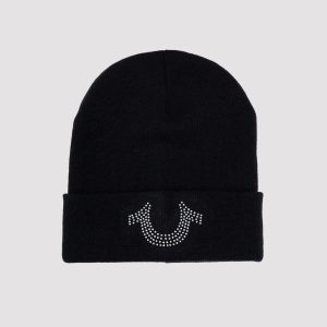 True Religion Rhinestone Horseshoe Beanie