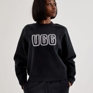UGG Logo Crewneck Fleece Sweatshirt