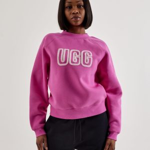 UGG Logo Crewneck Fleece Sweatshirt