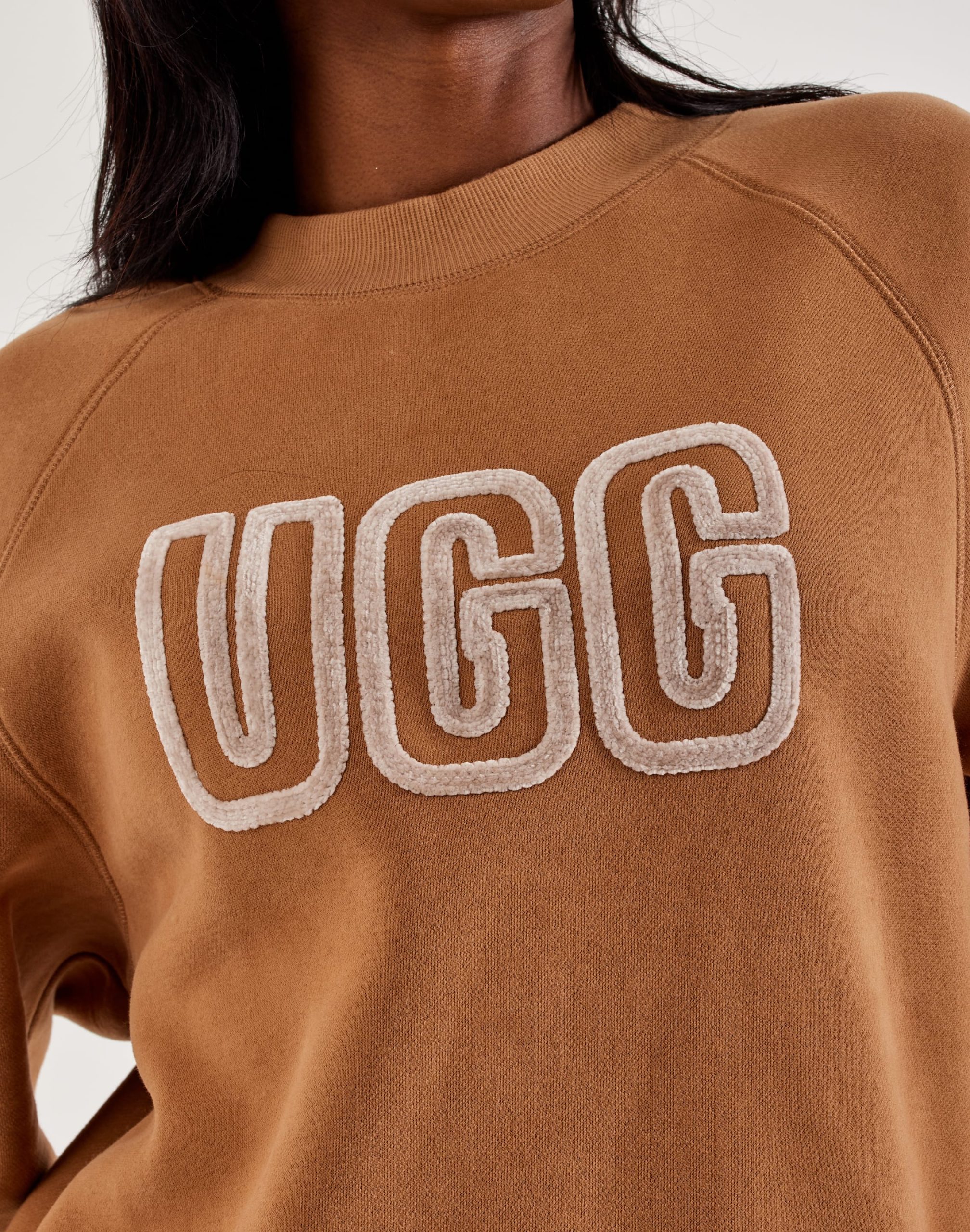 UGG Logo Crewneck Fleece Sweatshirt - Image 2