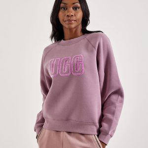 UGG Logo Crewneck Fleece Sweatshirt