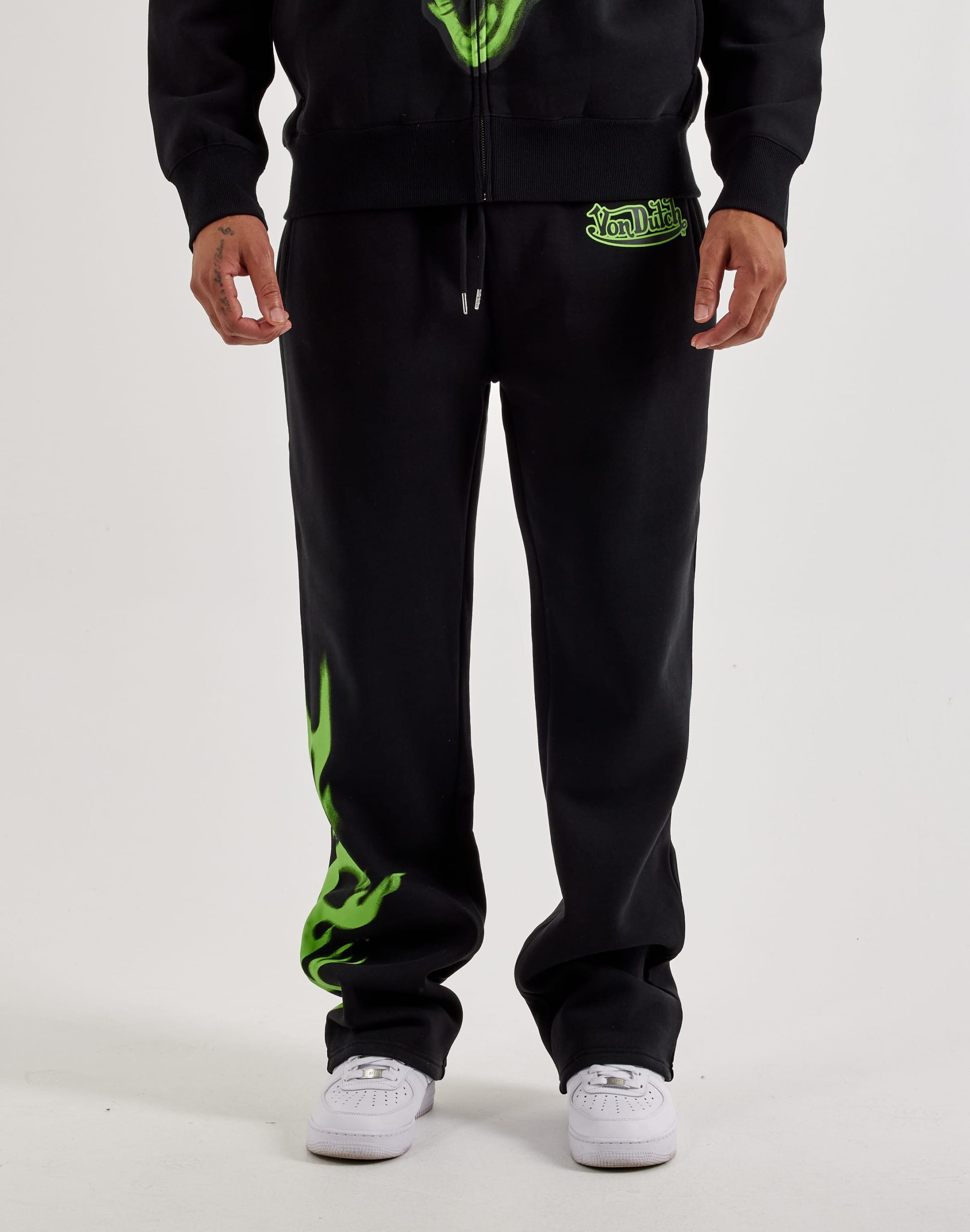 Von Dutch Ghost Flames Fleece Pants