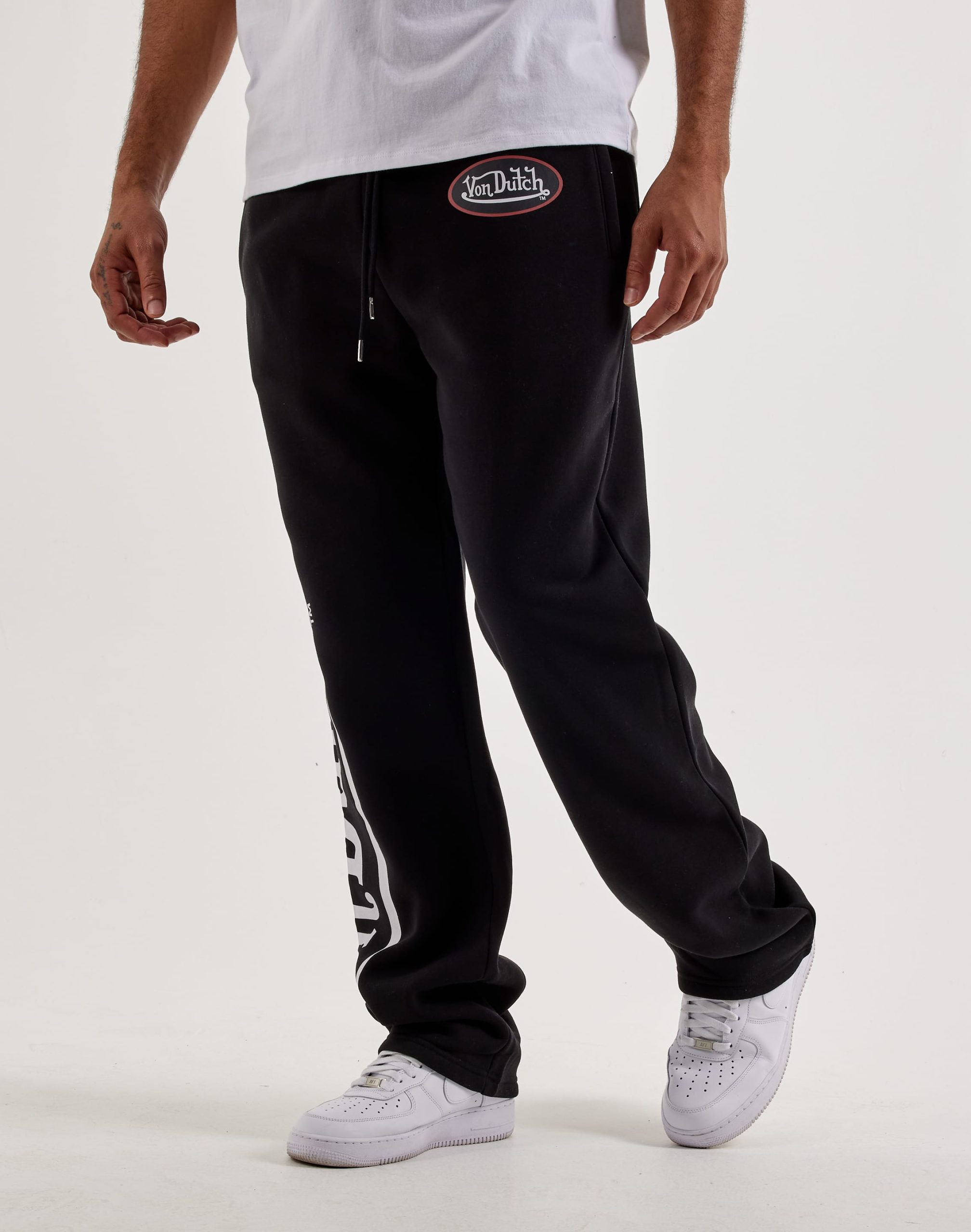 Von Dutch Originals Logo Fleece Sweatpants - Image 2