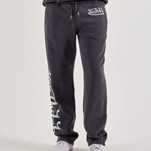 Von Dutch Classic Logo Acid Washed Fleece Sweatpants