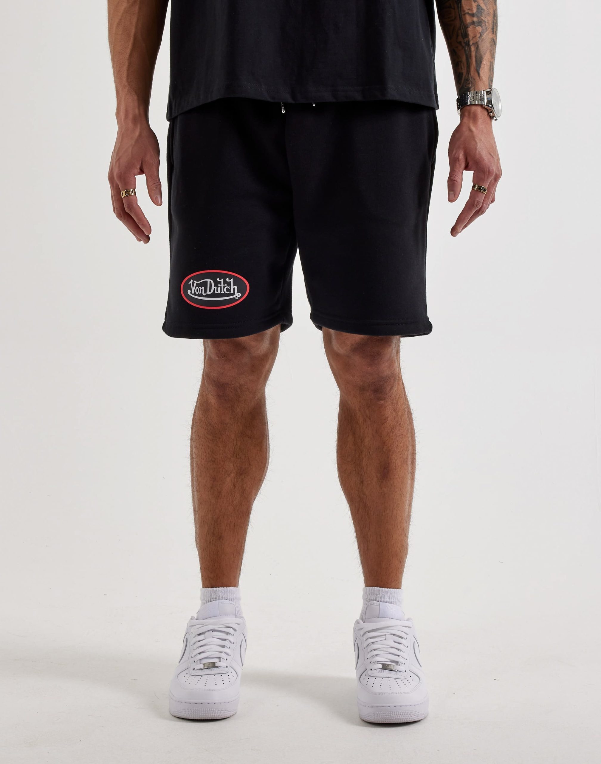 Von Dutch Classic Logo Fleece Sweat Shorts