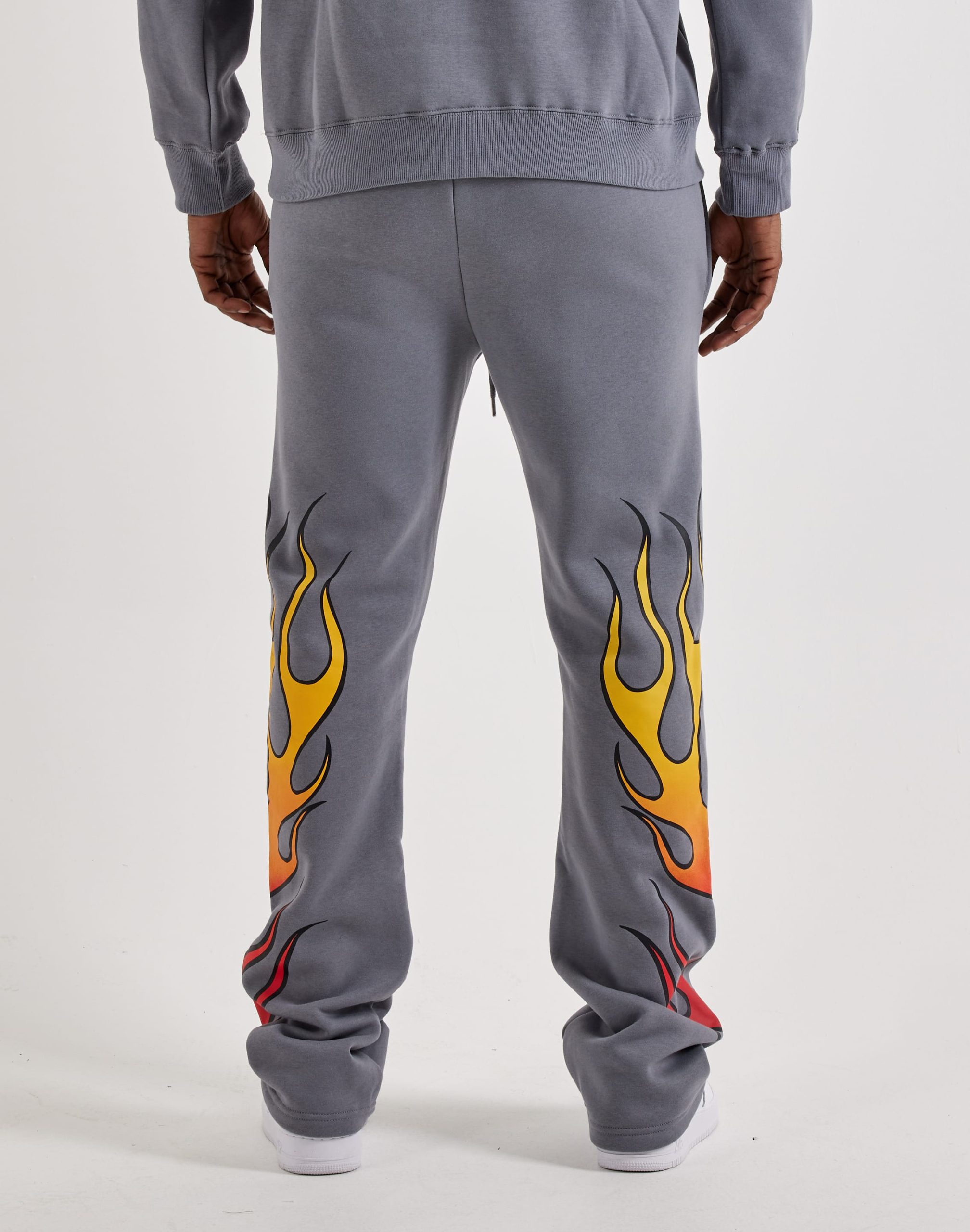 Von Dutch Flame Logo Fleece Pants - Image 4