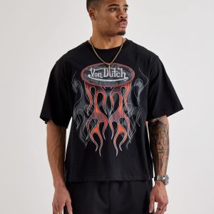 Von Dutch Flame Oversized Tee