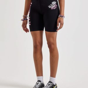 Von Dutch Foil Logo Biker Shorts