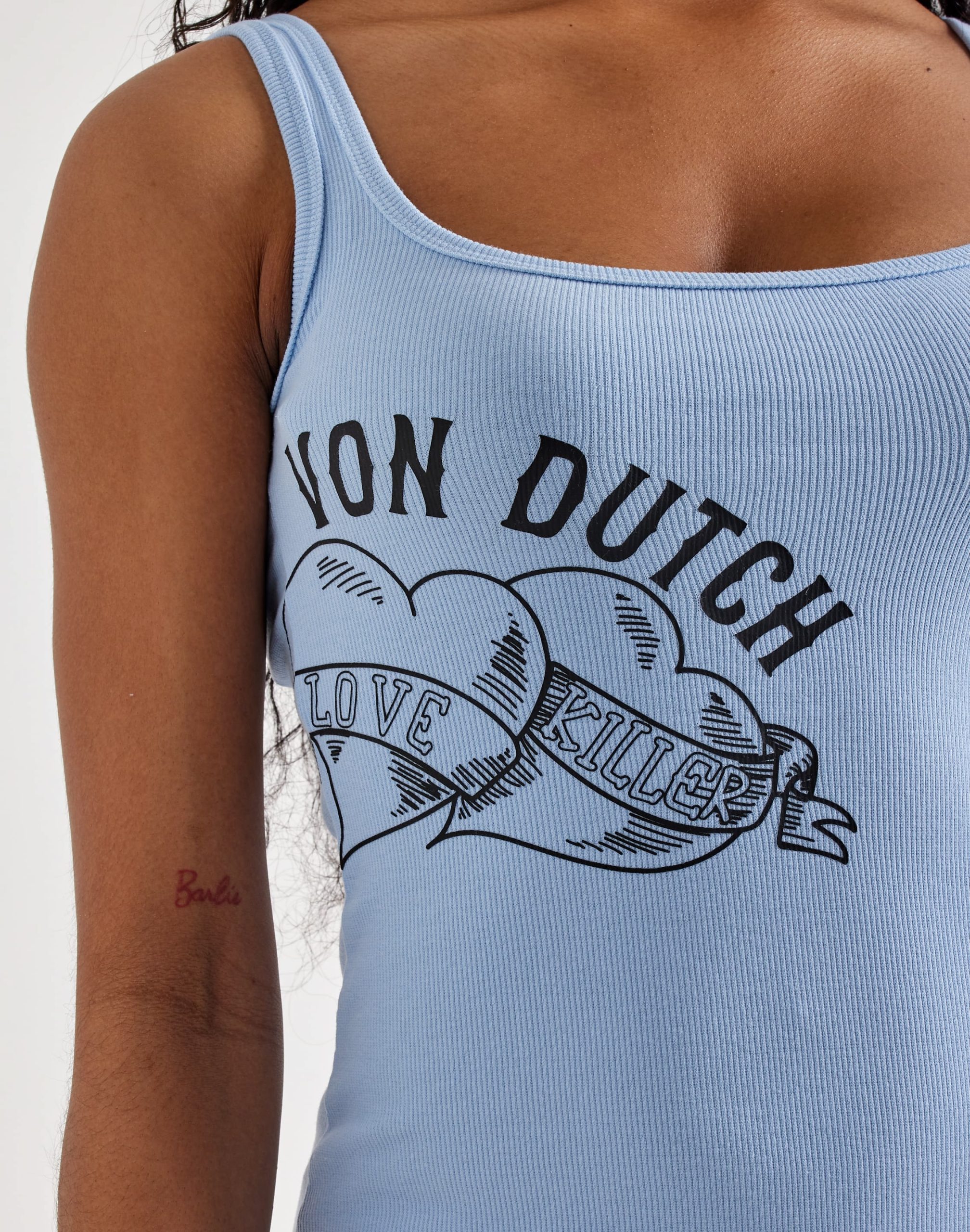 Von Dutch Ribbed Dress - Image 2