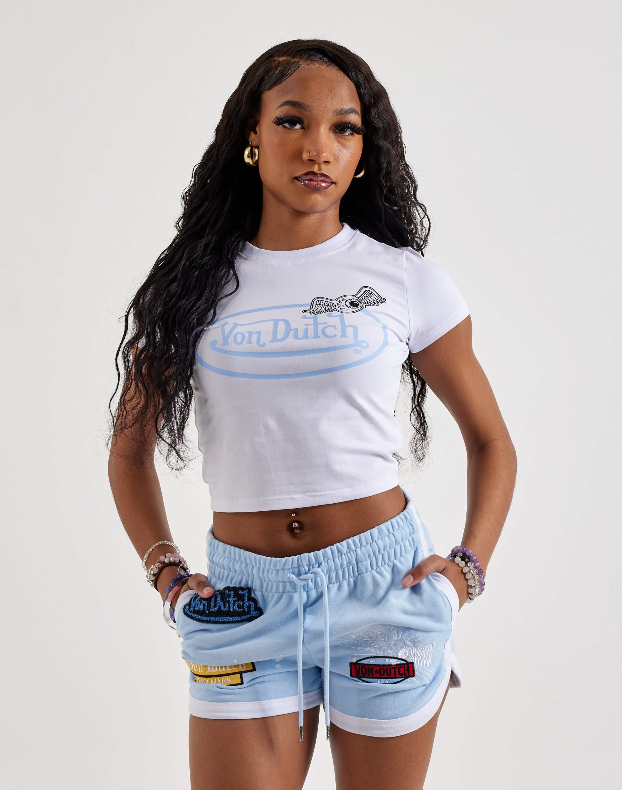 Von Dutch Wings Logo Tee