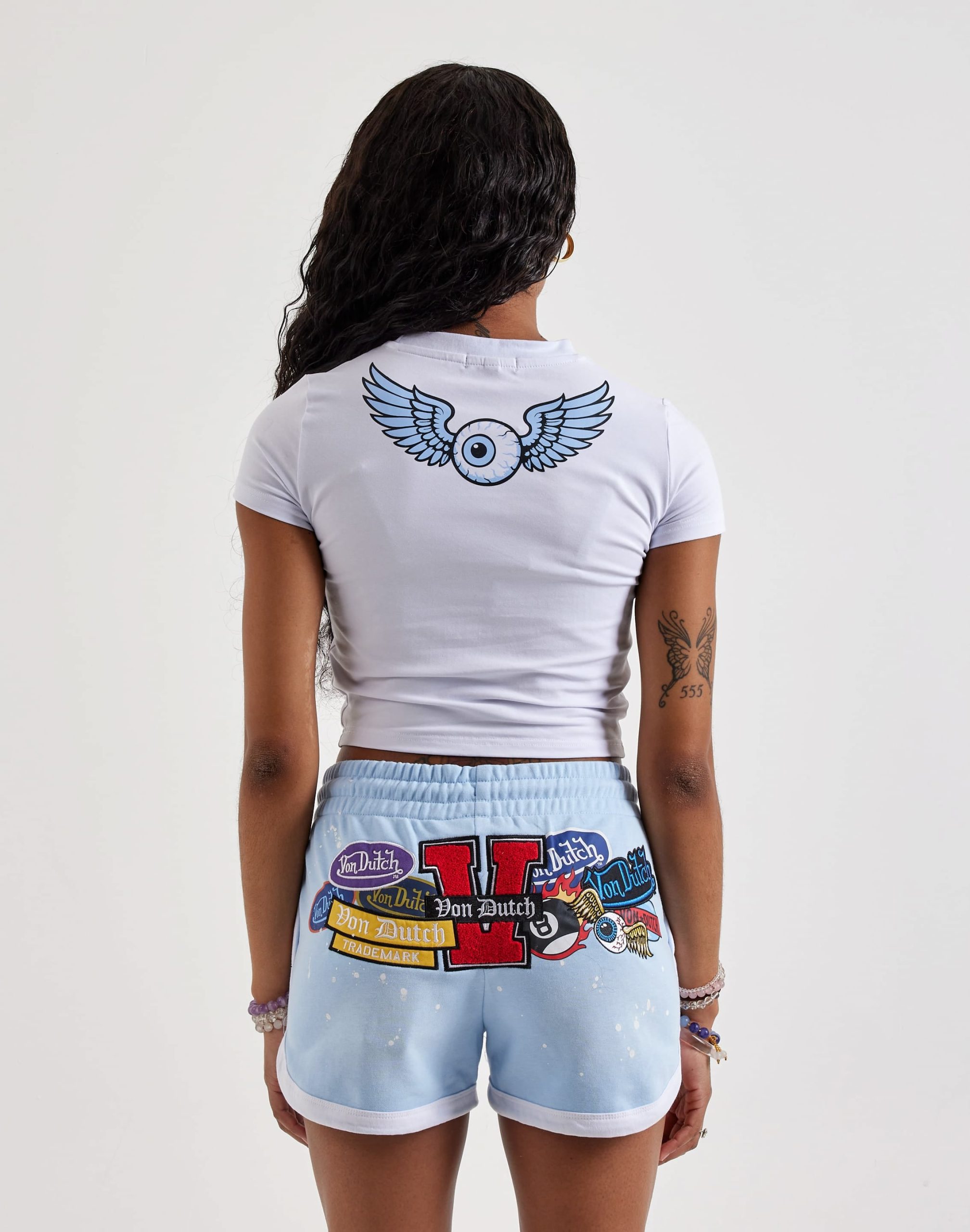 Von Dutch Wings Logo Tee - Image 2