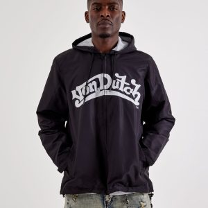 Von Dutch Hooded Windbreaker Jacket