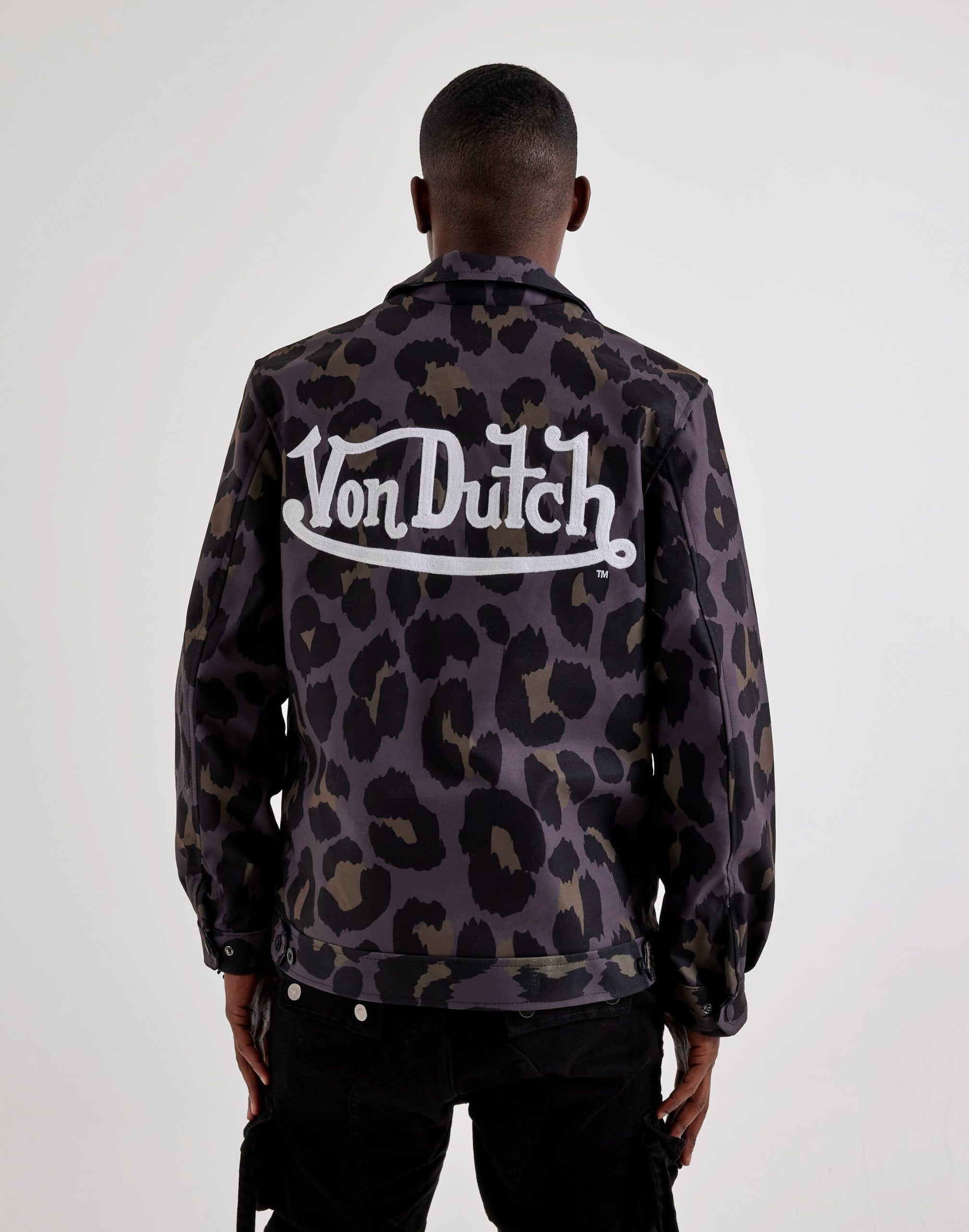 Von Dutch Originals Animal Print Jacket - Image 2