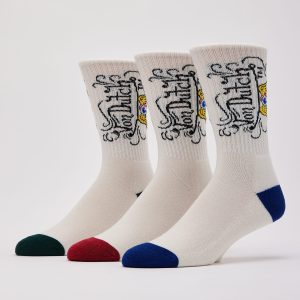 Von Dutch Eye Logo Crew Socks 3-Pack