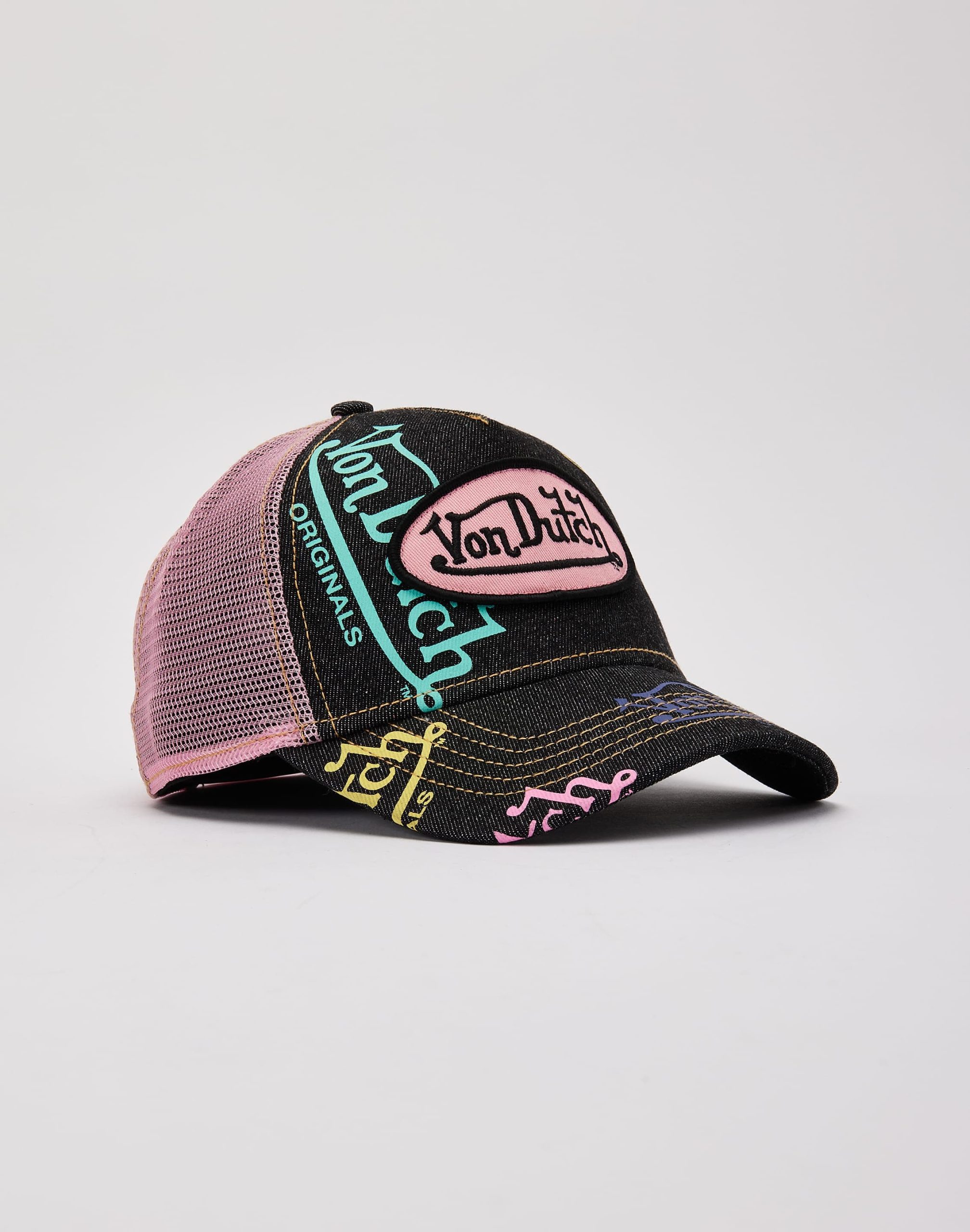 Von Dutch Tagged Trucker Hat - Image 3