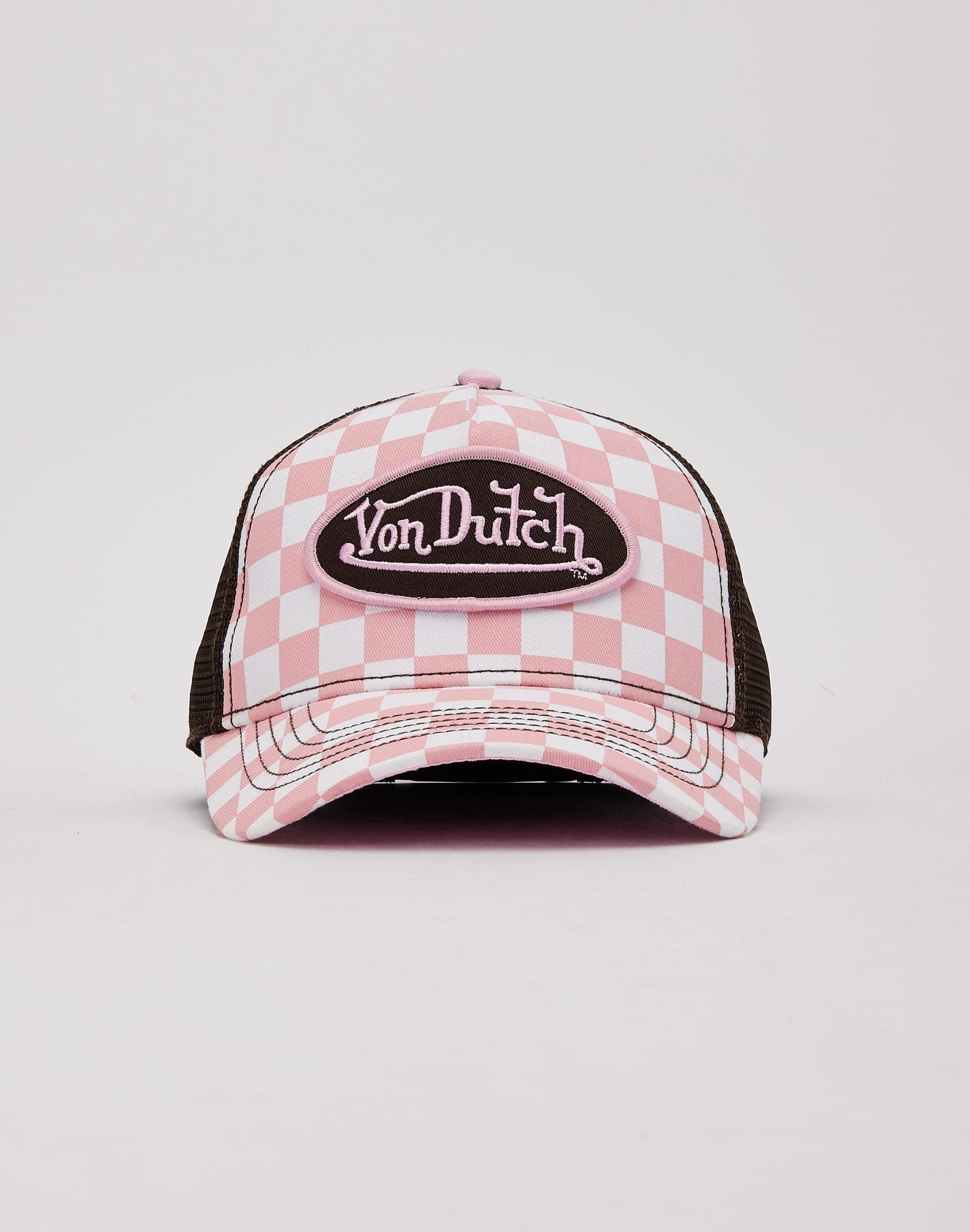Von Dutch Checkerboard Trucker Hat - Image 2