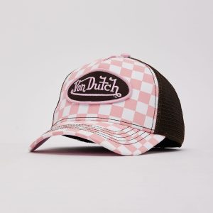 Von Dutch  Checkerboard Trucker Hat