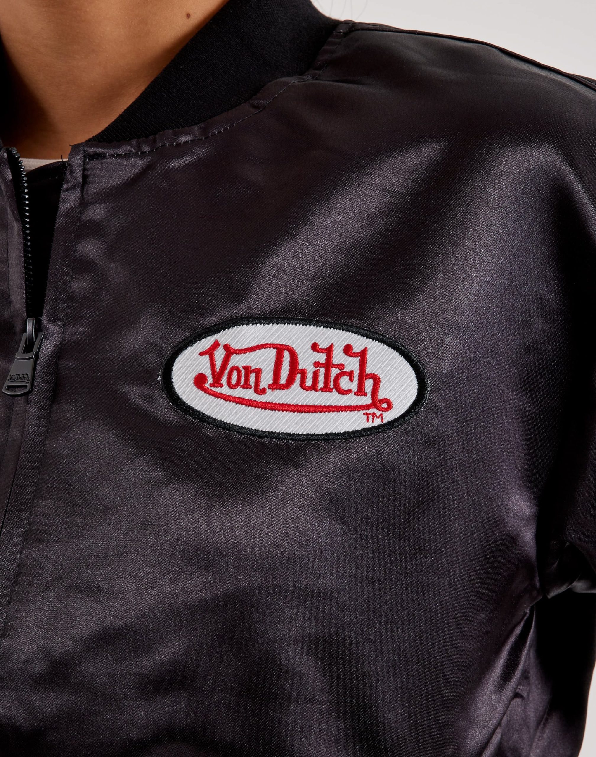 Von Dutch Satin Flight Jacket - Image 3