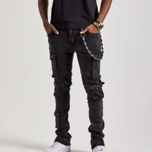 WAIMEA Stacked Cargo Denim Jeans