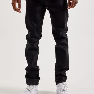 WAIMEA Wax Coated Slim Denim Jeans