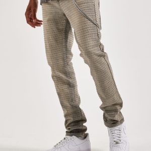 WAIMEA Slim Quilted Denim Jeans