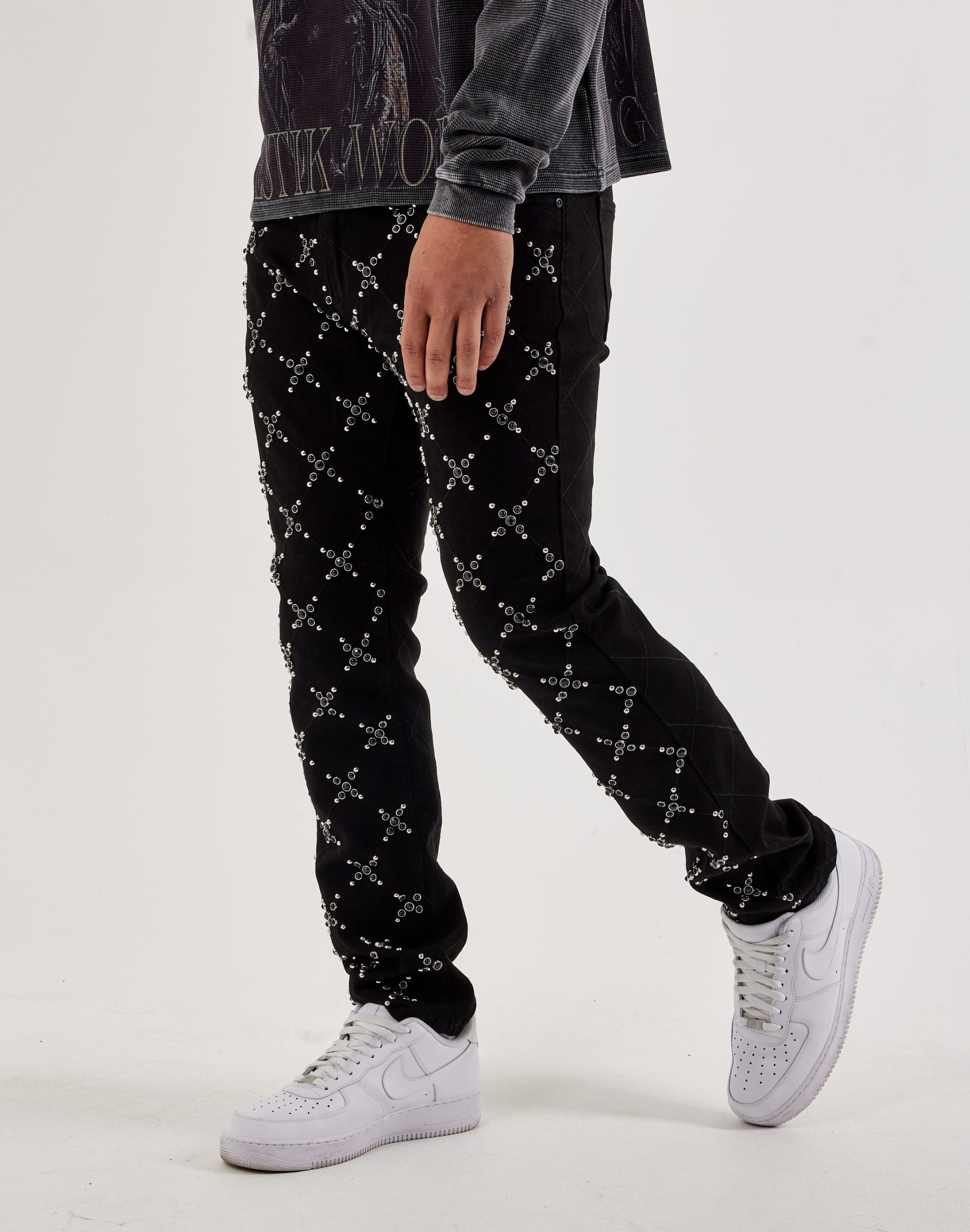 WAIMEA Slim Diamond Cluster Denim Jeans - Image 2
