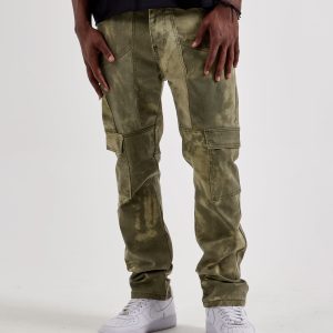 WAIMEA Tie-Dye Slim Cargo Pants