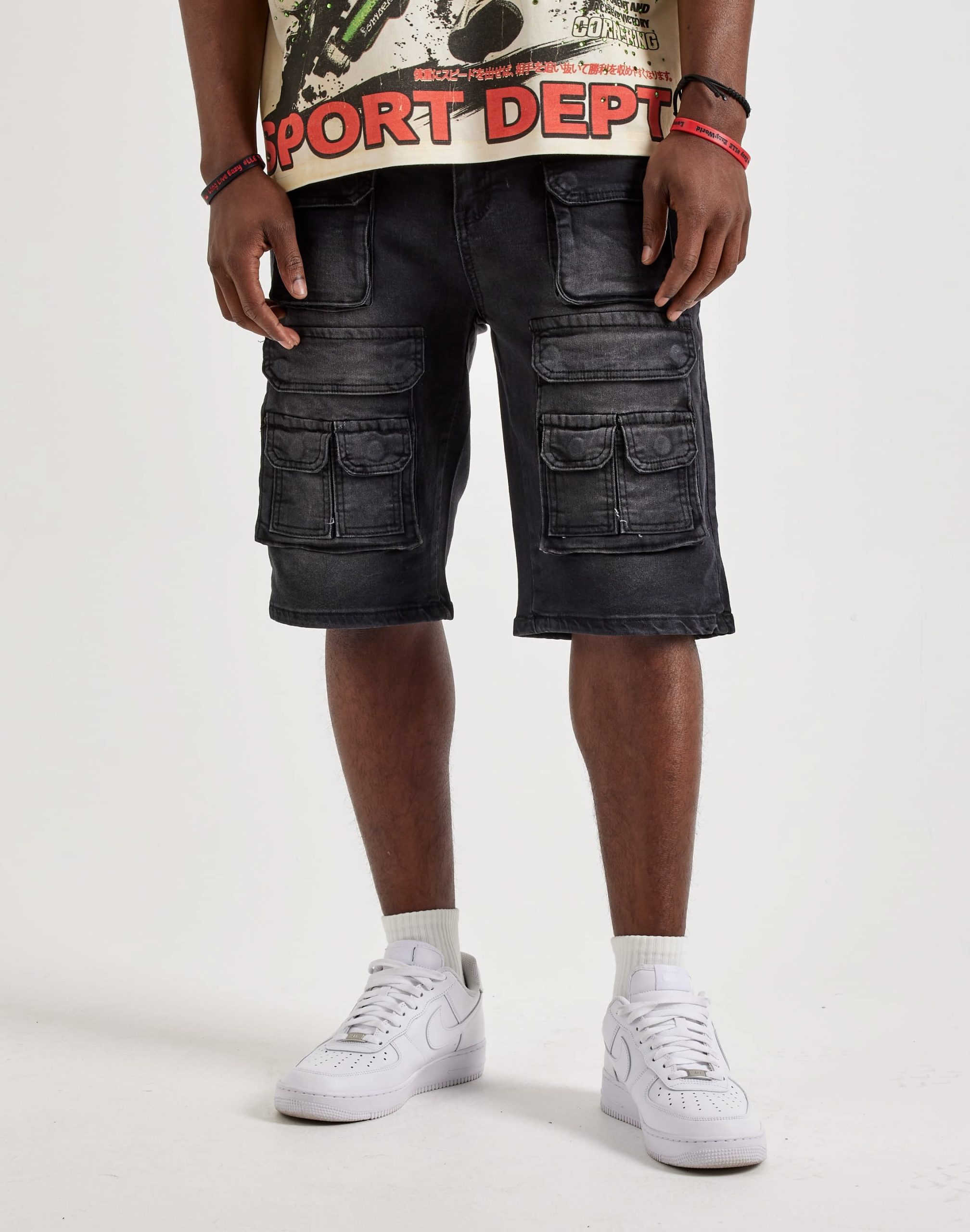 WAIMEA Denim Cargo Shorts