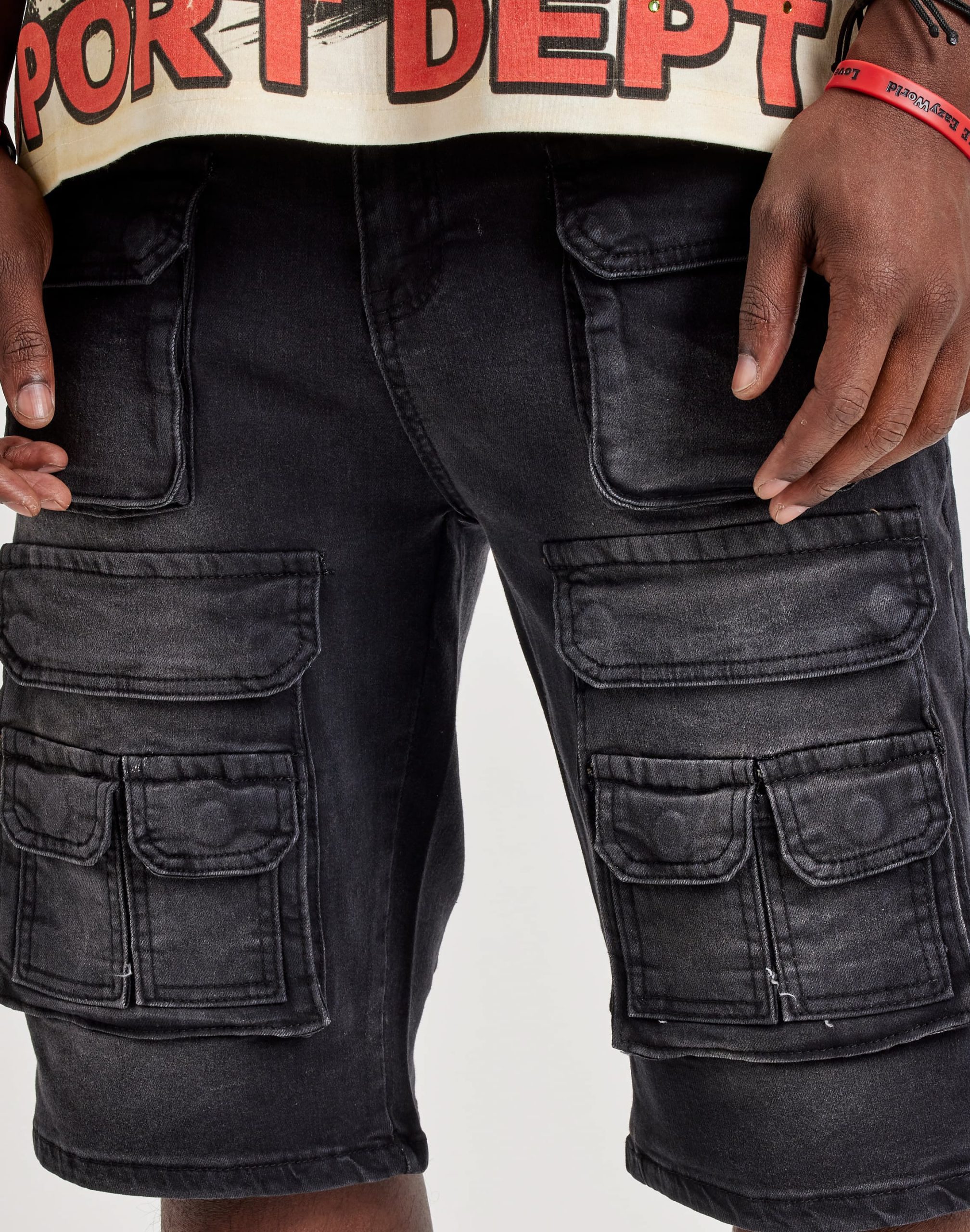WAIMEA Denim Cargo Shorts - Image 3