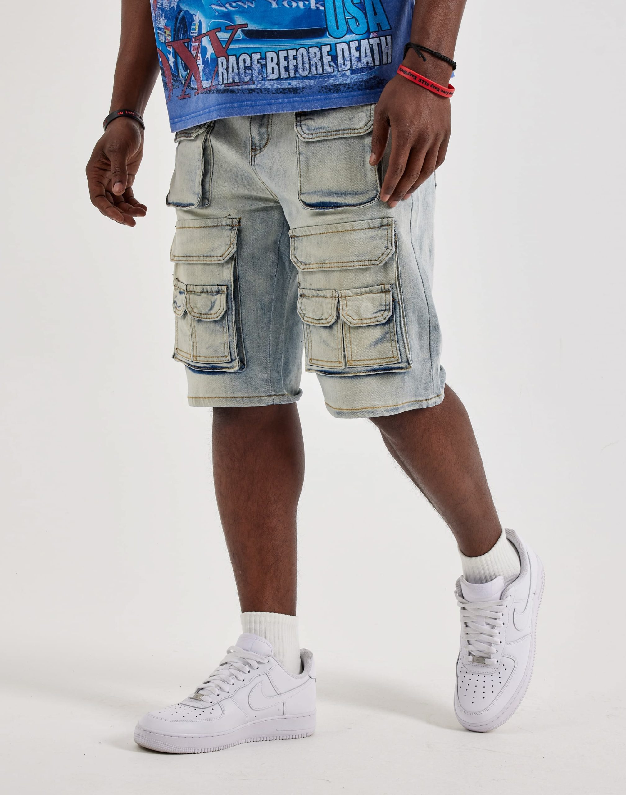 WAIMEA Denim Cargo Shorts - Image 2